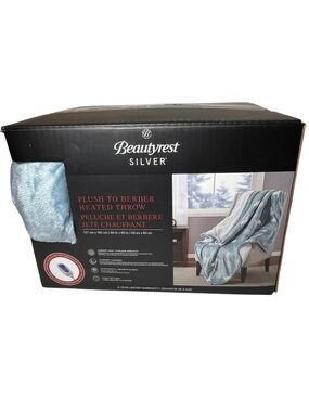 Beautyrest Silver Plush to Berber Heated Throw
dual-sided electric blanket
